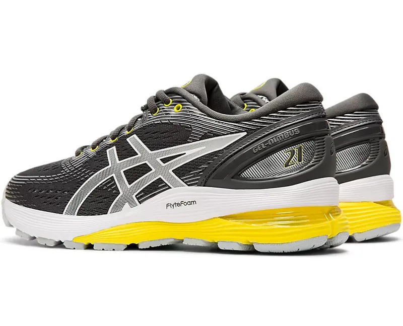 Asics Women's GEL-NIMBUS 21 Dark Grey/Mid Grey UK 9-3